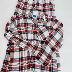 Old Navy Red & White Plaid Pajamas Size S (6–7) | Holiday PJs